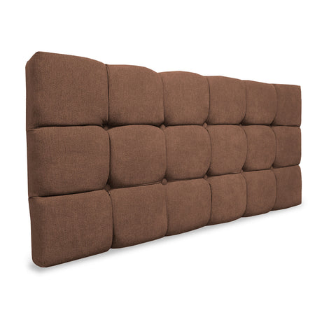 Cabecero Michel Marron 200x60cm en la Pared Para Cama King - Cabeceros | Bylmo