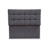 Cabecero Michel Gris Oscuro 100x115cm A La Estructura De La Cama Para Cama Sencilla