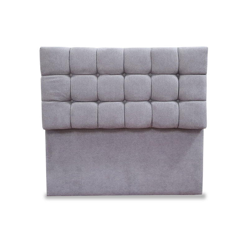 Cabecero Michel Gris Claro 120x115cm A La Estructura De La Cama Para Cama Semidoble