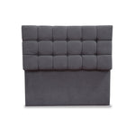 Cabecero Michel Gris Oscuro 120x115cm A La Estructura De La Cama Para Cama Semidoble