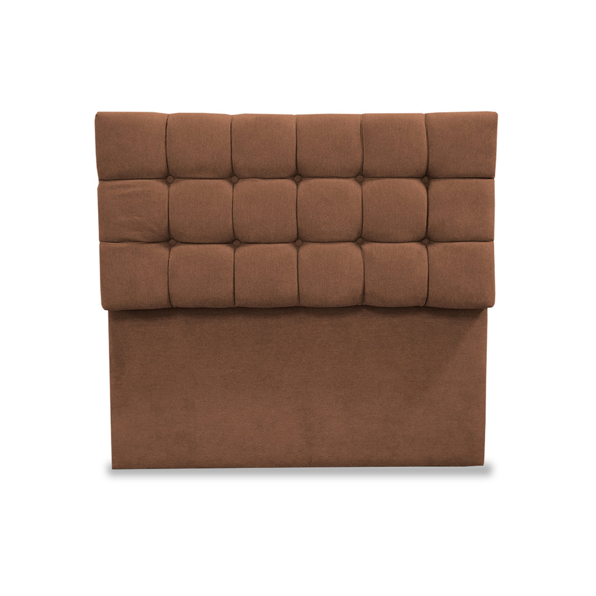 Cabecero Michel Marron 140x115cm a la Estructura de la Cama Para Cama Doble - Cabeceros | Bylmo