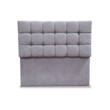 Cabecero Michel Gris Claro 160x115cm a la Estructura de la Cama Para Cama Queen - Cabeceros | Bylmo