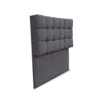 Cabecero Michel Gris Oscuro 160x115cm A La Estructura De La Cama Para Cama Queen