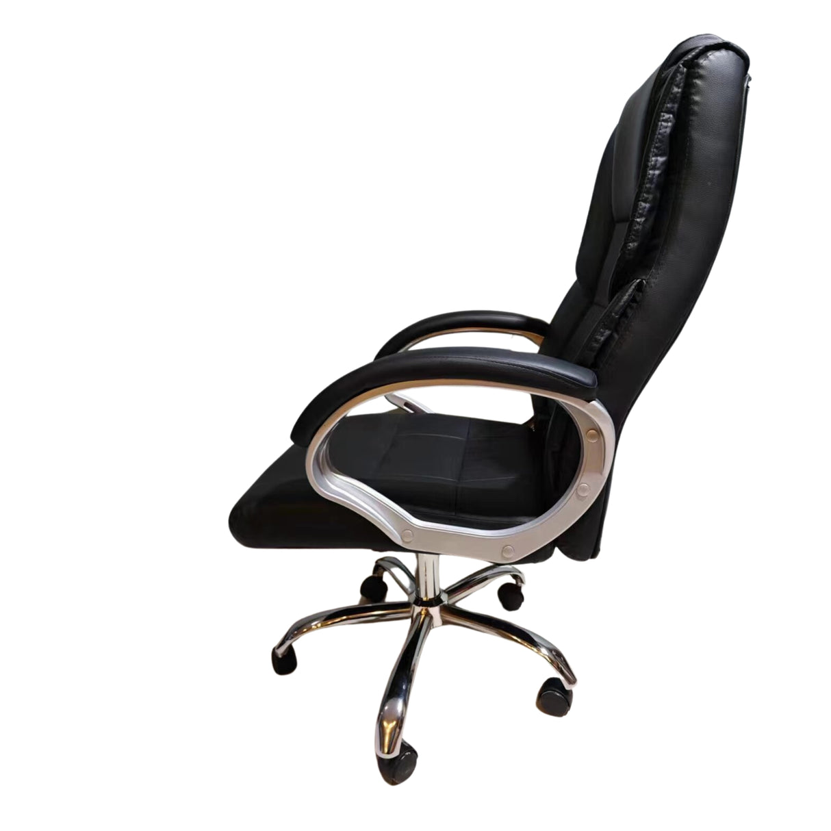 Silla Gerencial Zurich 2024 Negro 53x110cm Con Espaldar - Sillas de Oficina | Bylmo