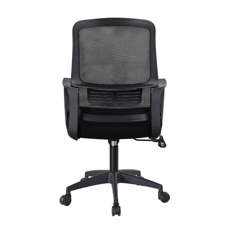 Silla de Oficina Foshan 2024 Negro 50x108cm Con Espaldar y Soporte Lumbar - SILLAS DE OFICINA | Bylmo