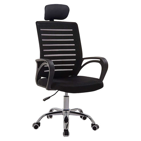 Silla de Oficina Collins 2024 Negro 48x115cm Con Espaldar - Sillas de Oficina | Bylmo
