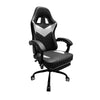 Silla Gamer Sakai 2024 Negra Blanco 55x135cm Con Espaldar Reclinable Y Soporte Lumbar