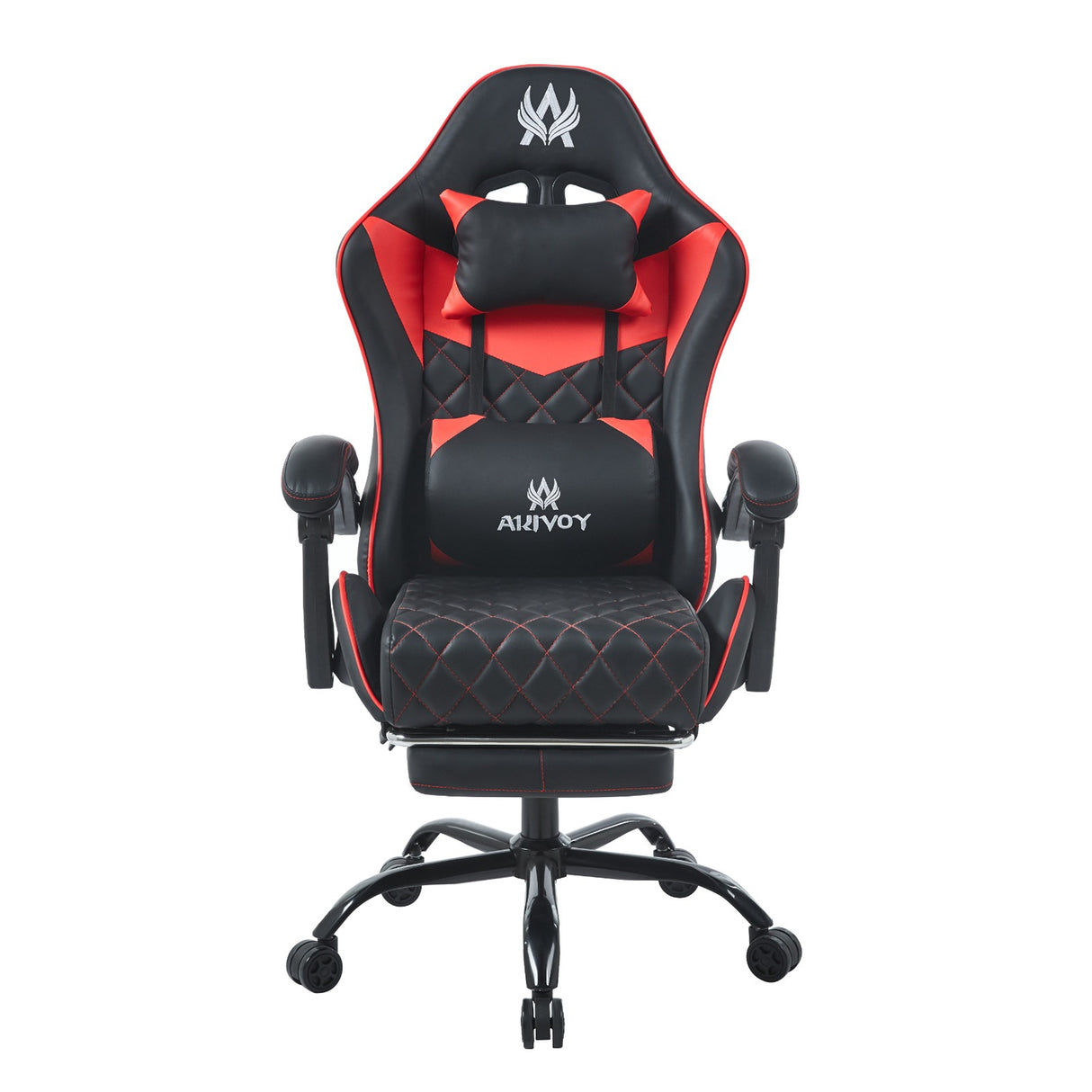 Silla Gamer Sakai 2024 Negra Rojo 55x135cm Con Espaldar Reclinable y Soporte Lumbar - Sillas de Oficina | Bylmo