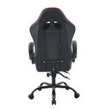 Silla Gamer Sakai 2024 Negra Rojo 55x135cm Con Espaldar Reclinable y Soporte Lumbar - Sillas de Oficina | Bylmo