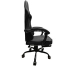 Silla Gamer Sakai 2024 Negra 55x135cm Con Espaldar Reclinable Y Soporte Lumbar