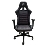 Silla Gamer Maverick 2024 Negra 66x137cm Con Espaldar Reclinable y Soporte Lumbar