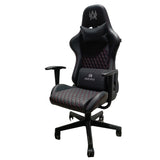 Silla Gamer Maverick 2024 Negra 66x137cm Con Espaldar Reclinable y Soporte Lumbar