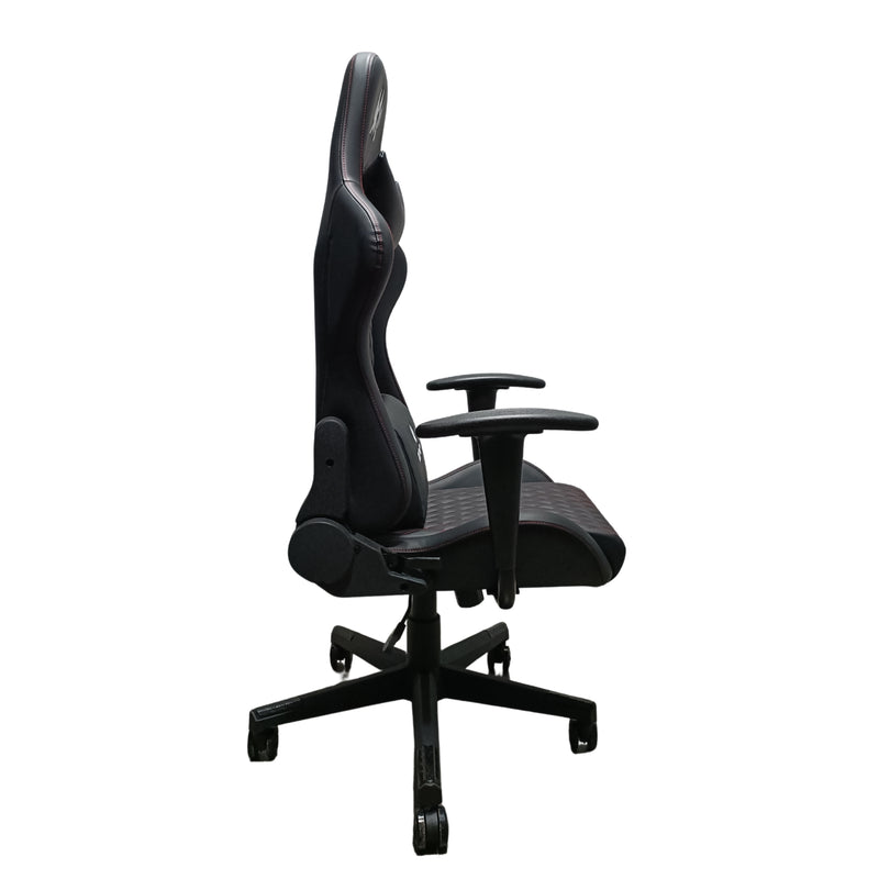 Silla Gamer Maverick 2024 Negra 66x137cm Con Espaldar Reclinable Y Soporte Lumbar