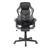 Silla Gamer Basic Negro Blanco 64x48cm Con Espaldar - Sillas de Oficina | Bylmo