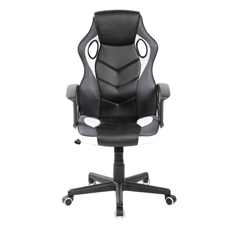 Silla Gamer Basic Negro Blanco 64x48cm Con Espaldar - Sillas de Oficina | Bylmo