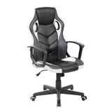 Silla Gamer Basic Negro Blanco 64x48cm Con Espaldar - Sillas de Oficina | Bylmo