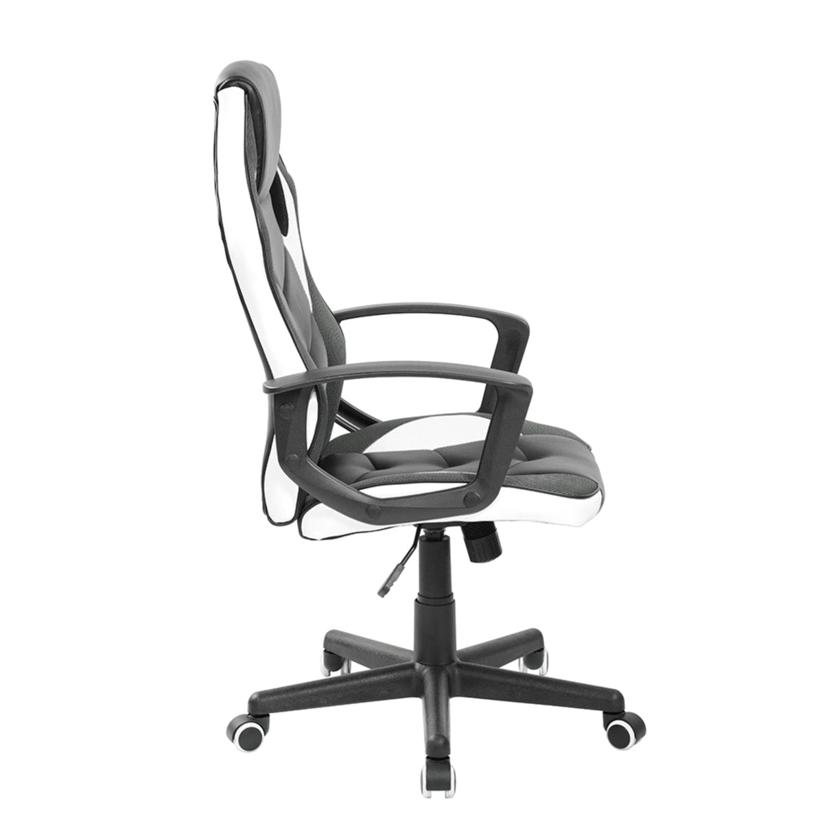 Silla Gamer Basic Negro Blanco 64x48cm Con Espaldar - Sillas de Oficina | Bylmo