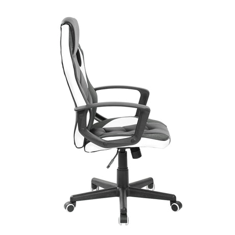 Silla Gamer Basic Negro Blanco 64x48cm Con Espaldar - Sillas de Oficina | Bylmo