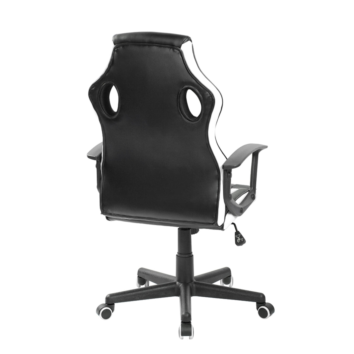 Silla Gamer Basic Negro Blanco 64x48cm Con Espaldar - Sillas de Oficina | Bylmo