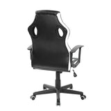 Silla Gamer Basic Negro Blanco 64x48cm Con Espaldar - Sillas de Oficina | Bylmo