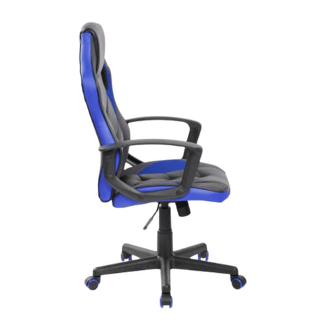 Silla Gamer Basic Negro Azul 64x48cm Con Espaldar - Sillas de Oficina | Bylmo