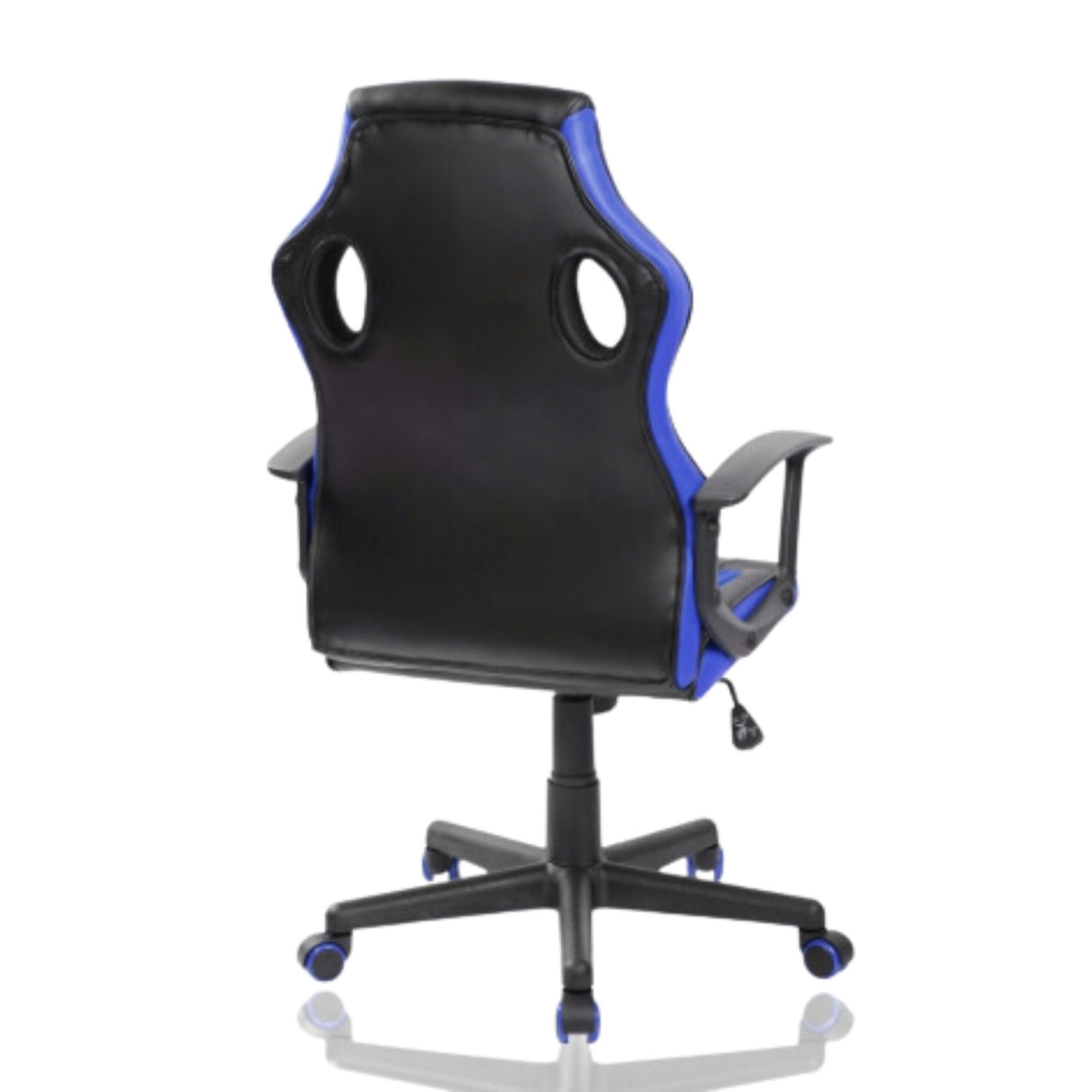 Silla Gamer Basic Negro Azul 64x48cm Con Espaldar - Sillas de Oficina | Bylmo