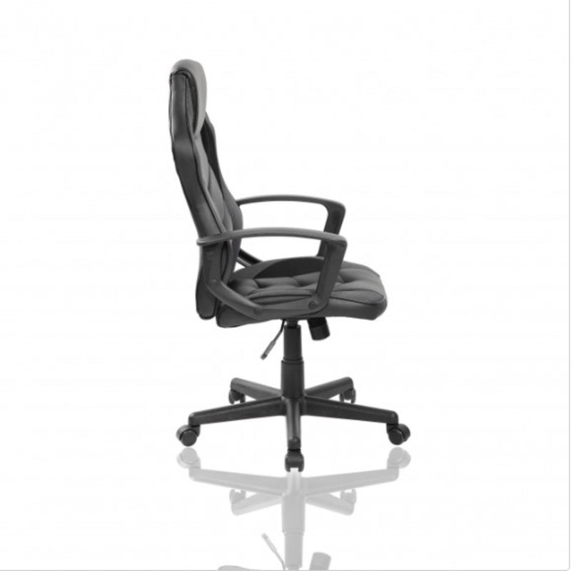 Silla Gamer Basic Negro 64x48cm Con Espaldar