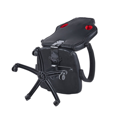 Silla Gamer Doom Negro Blanco 66x124cm Sin Espaldar - Sillas de Oficina | Bylmo