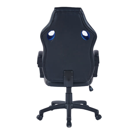 Silla Gamer Doom Negro Azul 66x124cm Sin Espaldar - Sillas de Oficina | Bylmo