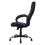 Silla Gamer Doom Negro Azul 66x124cm Sin Espaldar