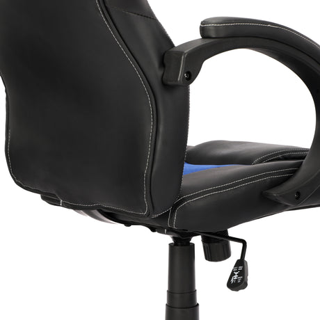 Silla Gamer Doom Negro Azul 66x124cm Sin Espaldar - Sillas de Oficina | Bylmo