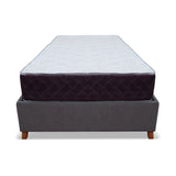 Combo Base Cama y Colchón Coleccion 1 Gris Oscuro y Cenizo Blanco Semidoble 120 X 190 Cm - Camas | Bylmo