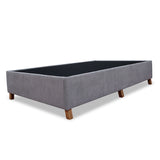 Base Cama Coleccion 1 Gris Claro Sencillo 100 X 190 Cm Con Patas - Camas | Bylmo