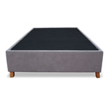 Base Cama Coleccion 1 Gris Claro Semidoble 120 X 190 Cm Con Patas - Camas | Bylmo