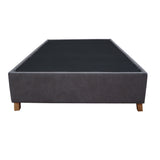 Base Cama Coleccion 1 Gris Oscuro Semidoble 120 X 190 Cm Con Patas - Camas | Bylmo