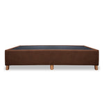 Base Cama Coleccion 1 Marron Semidoble 120 X 190 Cm Con Patas