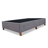 Base Cama Coleccion 1 Gris Claro Doble 140 X 190 Cm Con Patas - Camas | Bylmo