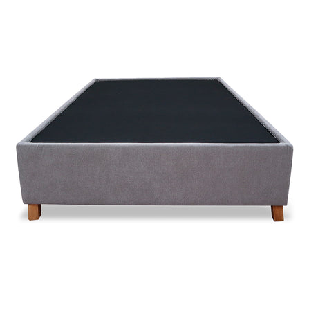 Base Cama Coleccion 1 Gris Claro Doble 140 X 190 Cm Con Patas - Camas | Bylmo
