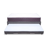Combo Cama Tarima y Colchón Coleccion 1 Gris Oscuro y Cenizo Blanco Sencillo 100 X 190 Cm - Camas | Bylmo
