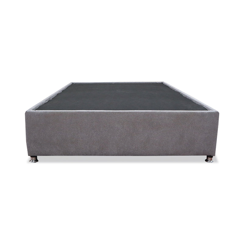 Cama Tarima Coleccion 1 Gris Claro Sencillo 100 X 190 Cm Con Patas