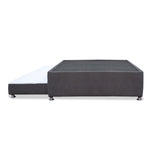 Cama Tarima Coleccion 1 Gris Oscuro Sencillo 100 X 190 Cm Con Patas - Camas | Bylmo