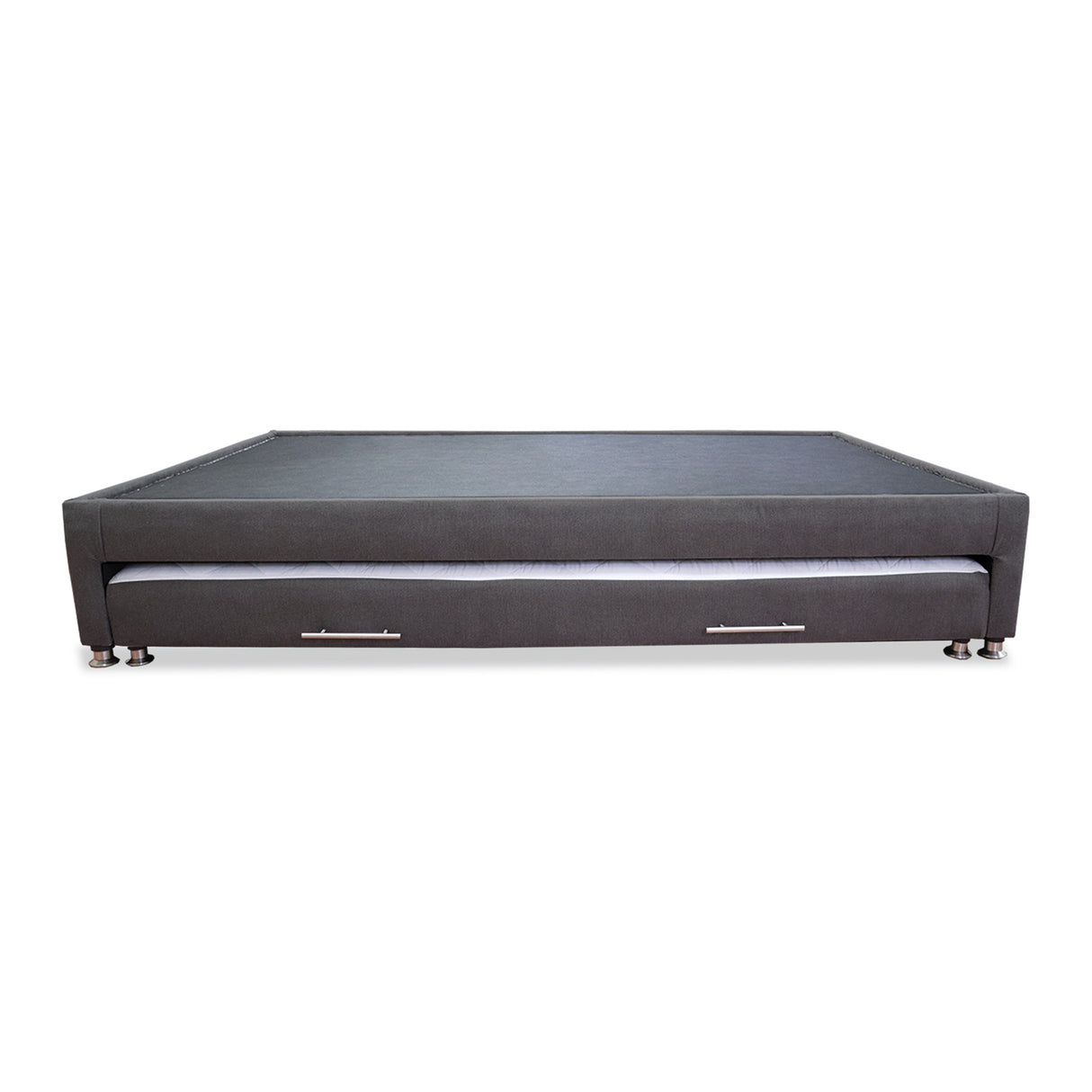 Cama Tarima Coleccion 1 Gris Oscuro Sencillo 100 X 190 Cm Con Patas - Camas | Bylmo