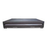 Cama Tarima Coleccion 1 Gris Oscuro Sencillo 100 X 190 Cm Con Patas - Camas | Bylmo