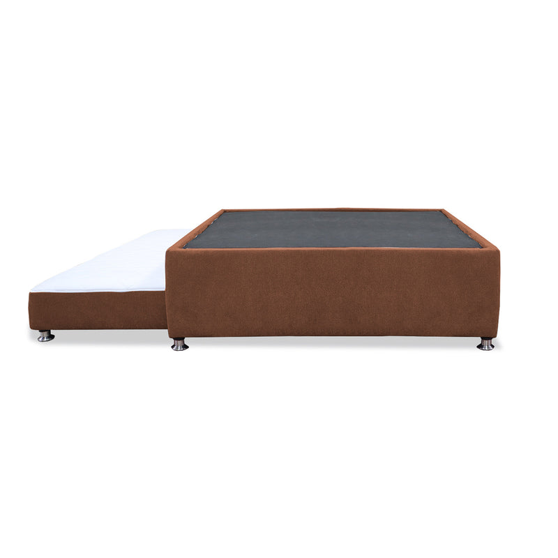 Cama Tarima Coleccion 1 Marron Sencillo 100 X 190 Cm Con Patas