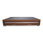 Cama Tarima Coleccion 1 Marron Sencillo 100 X 190 Cm Con Patas