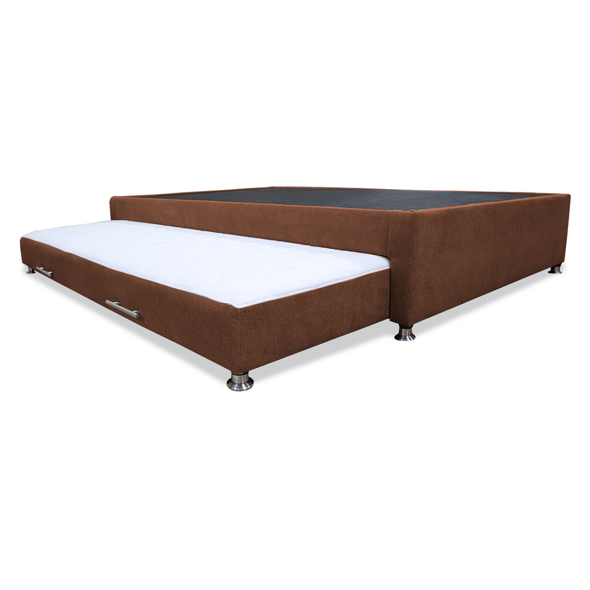 Cama Tarima Coleccion 1 Marron Semidoble 120 X 190 Cm Con Patas - Camas | Bylmo