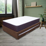 Cama Tarima Coleccion 1 Marron Semidoble 120 X 190 Cm Con Patas - Camas | Bylmo