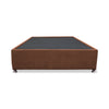 Cama Tarima Coleccion 1 Marron Semidoble 120 X 190 Cm Con Patas