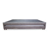 Cama Tarima Coleccion 1 Gris Claro Doble 140 X 190 Cm Con Patas