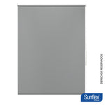 Cortina Blackout Gris 100x180cm De Tubo